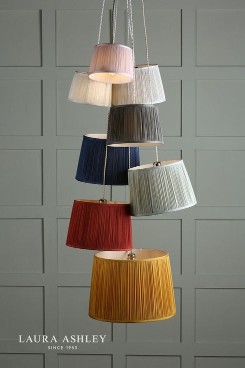 Laura Ashley Hemsley Cream Pleated Shade